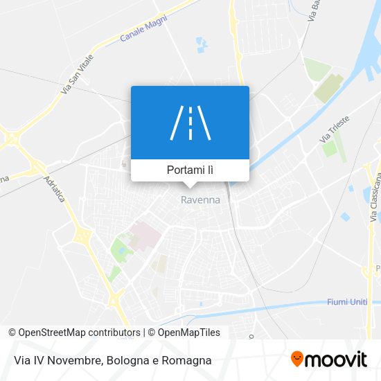Mappa Via IV Novembre