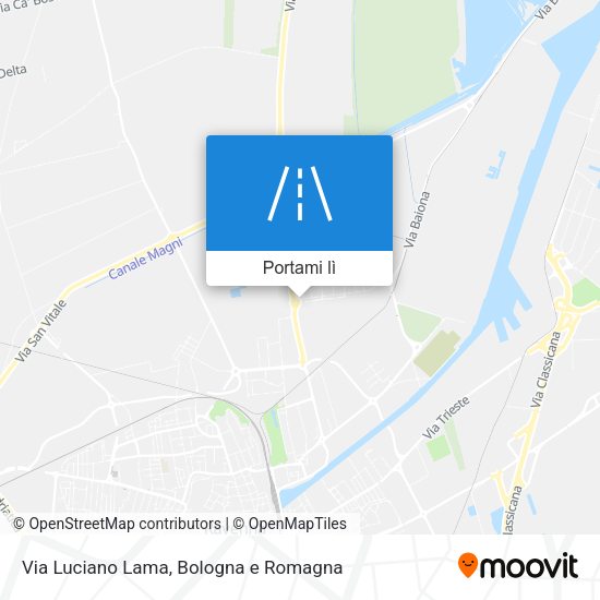 Mappa Via Luciano Lama