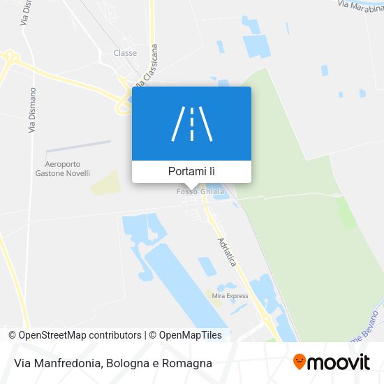 Mappa Via Manfredonia