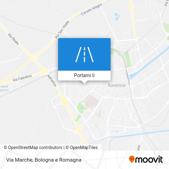 Mappa Via Marche
