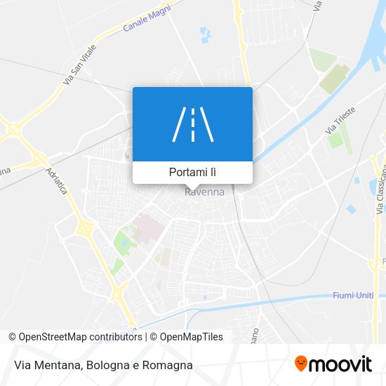 Mappa Via Mentana