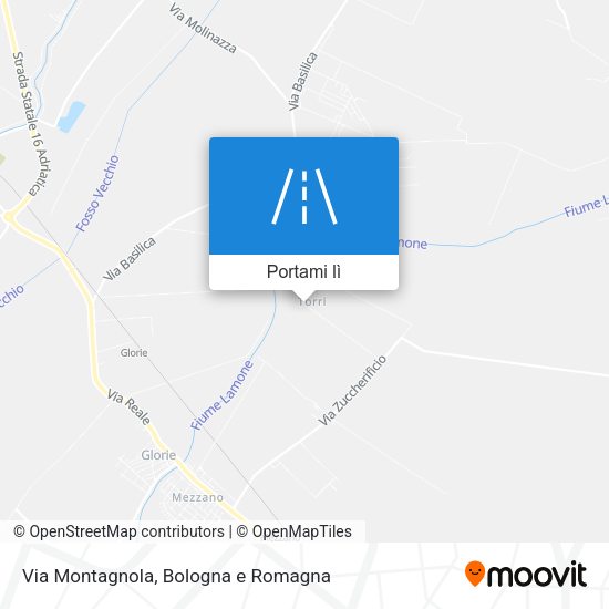 Mappa Via Montagnola