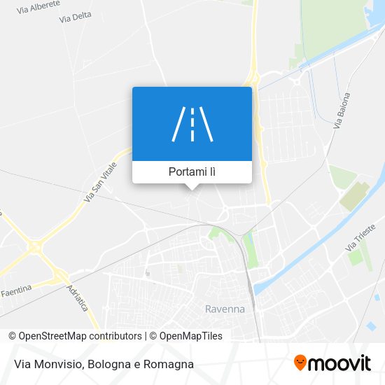 Mappa Via Monvisio