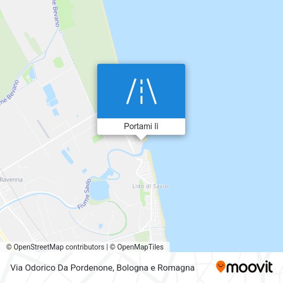 Mappa Via Odorico Da Pordenone
