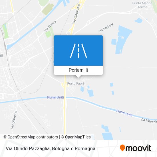 Mappa Via Olindo Pazzaglia