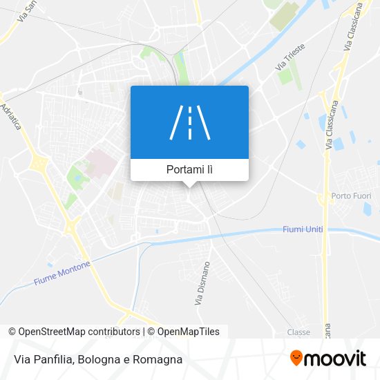 Mappa Via Panfilia