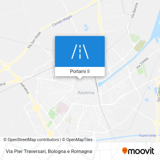 Mappa Via Pier Traversari