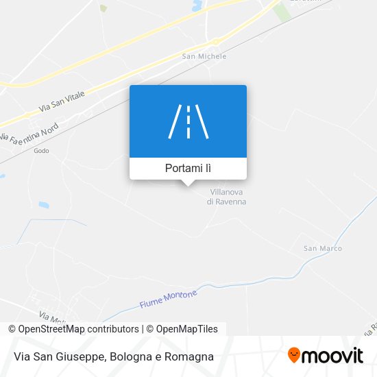 Mappa Via San Giuseppe