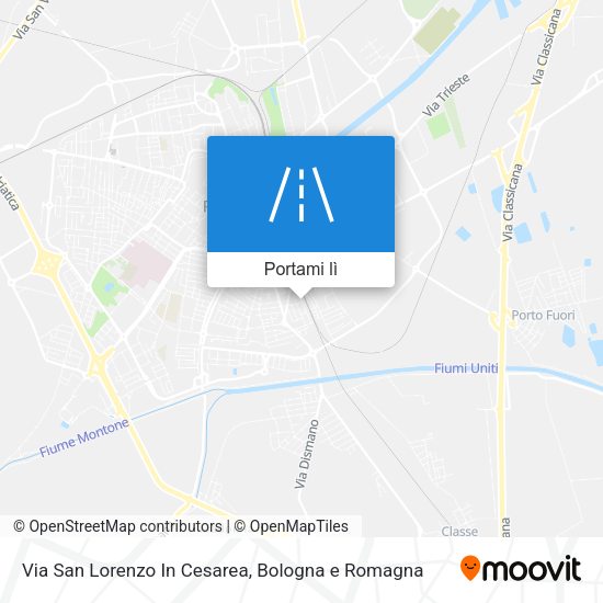 Mappa Via San Lorenzo In Cesarea