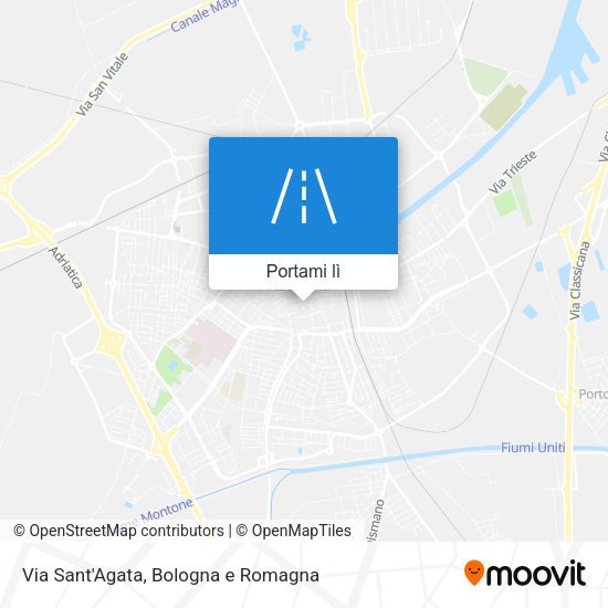 Mappa Via Sant'Agata