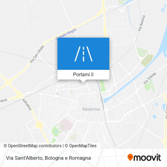 Mappa Via Sant'Alberto