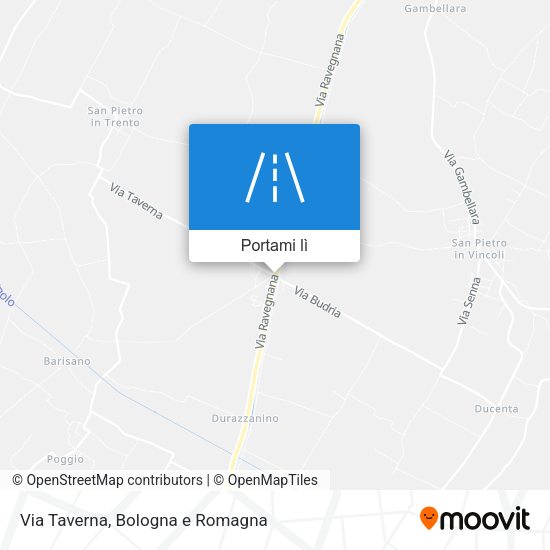 Mappa Via Taverna