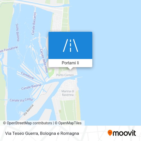 Mappa Via Teseo Guerra