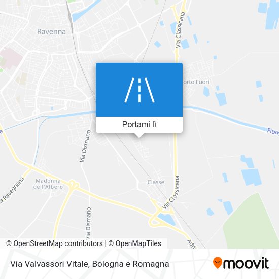 Mappa Via Valvassori Vitale
