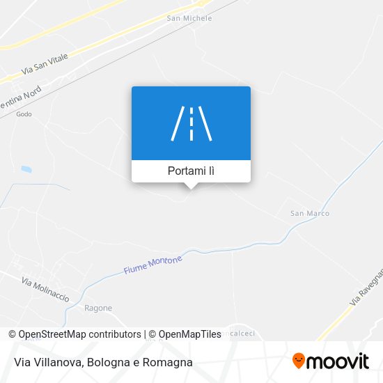 Mappa Via Villanova