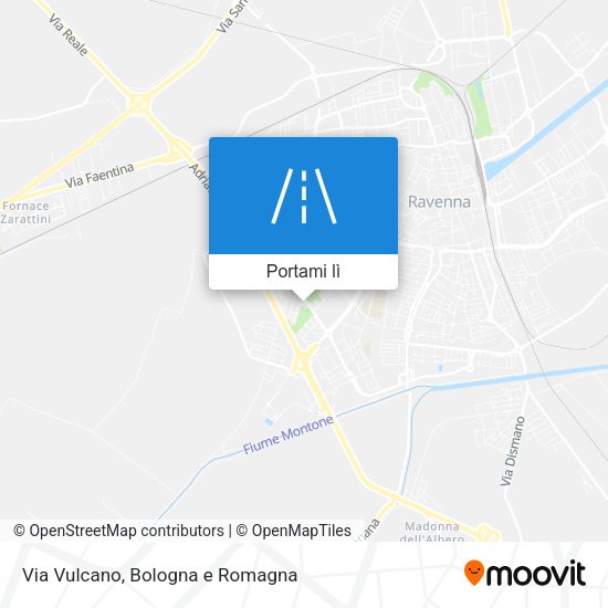 Mappa Via Vulcano