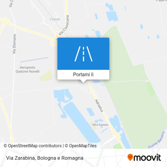 Mappa Via Zarabina
