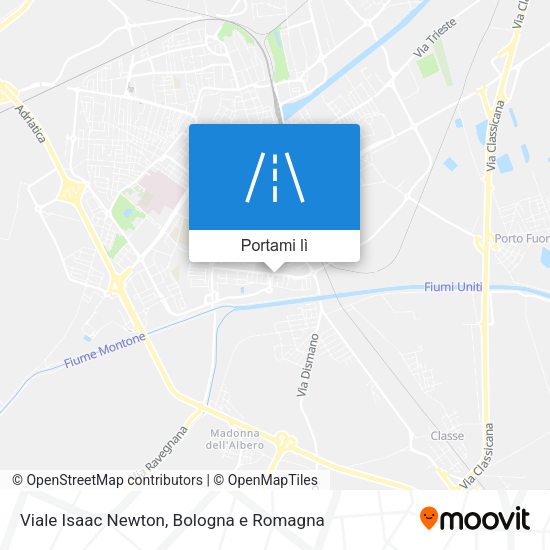 Mappa Viale Isaac Newton