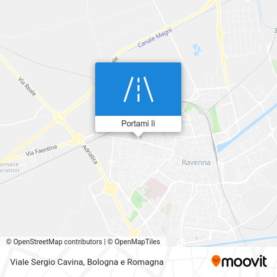 Mappa Viale Sergio Cavina