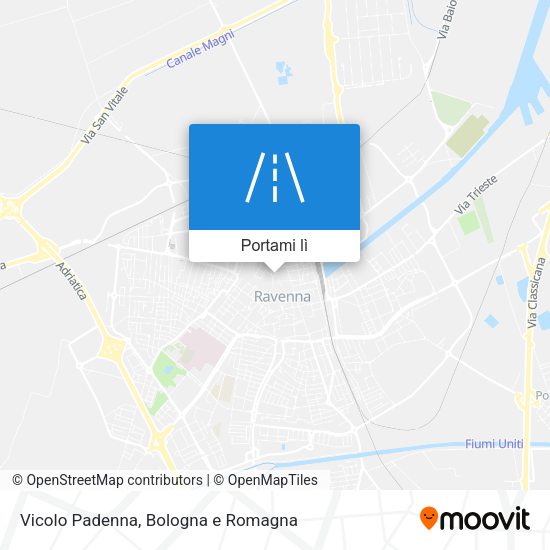 Mappa Vicolo Padenna