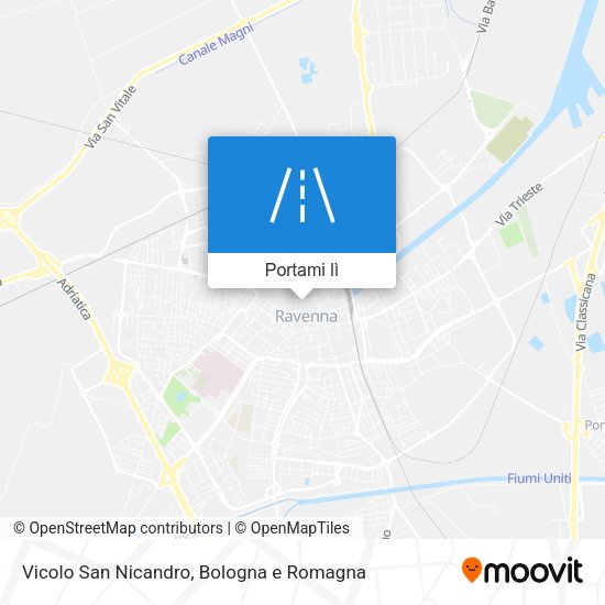 Mappa Vicolo San Nicandro