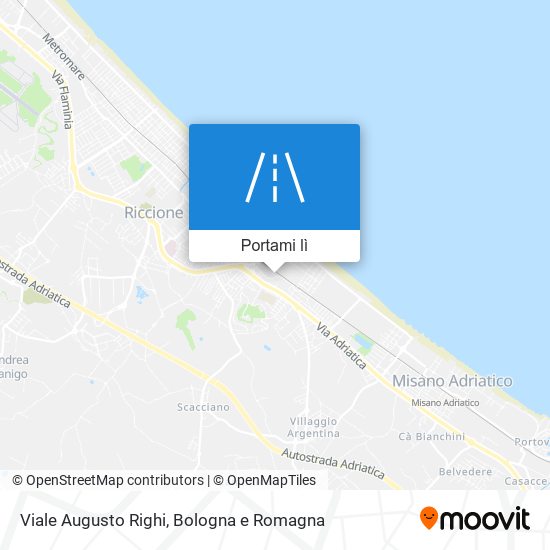 Mappa Viale Augusto Righi