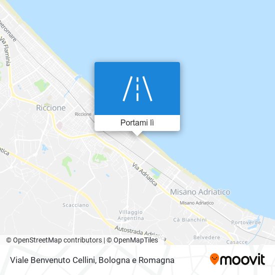 Mappa Viale Benvenuto Cellini