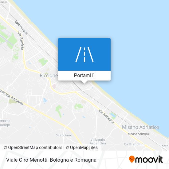 Mappa Viale Ciro Menotti