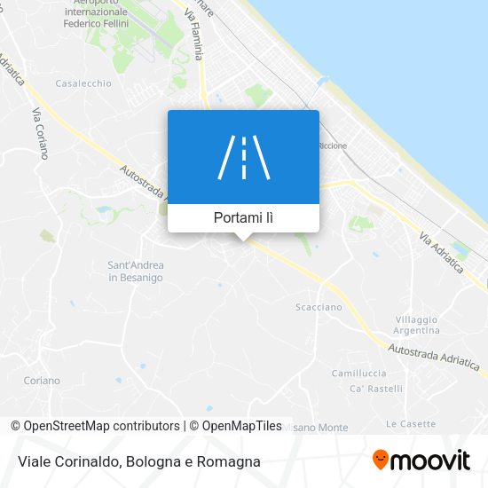 Mappa Viale Corinaldo