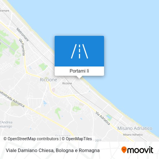 Mappa Viale Damiano Chiesa