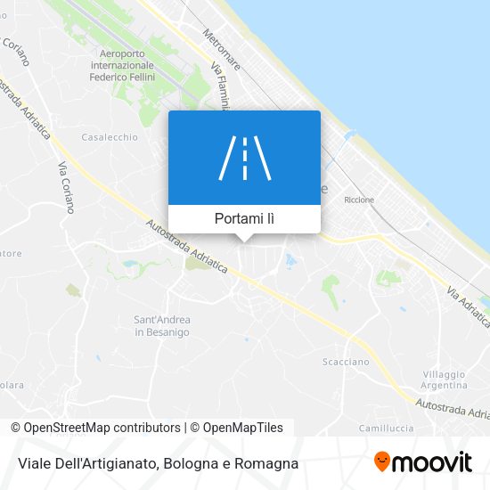 Mappa Viale Dell'Artigianato