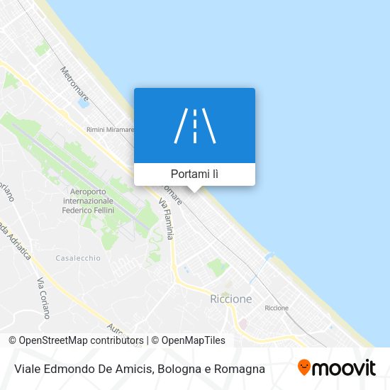 Mappa Viale Edmondo De Amicis
