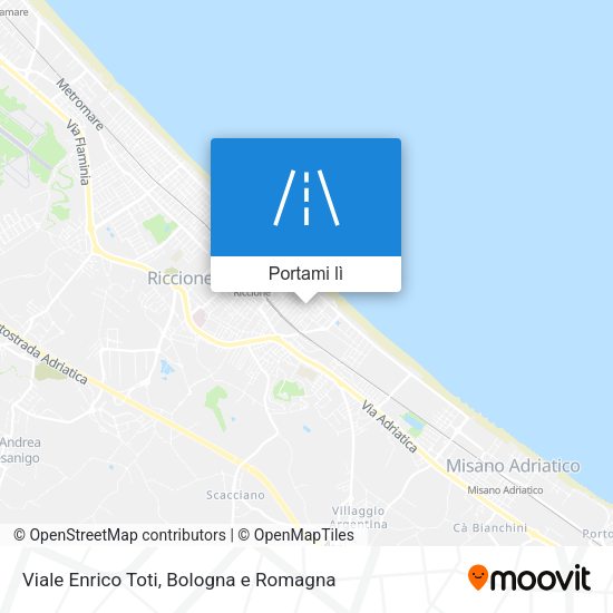 Mappa Viale Enrico Toti