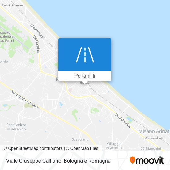 Mappa Viale Giuseppe Galliano