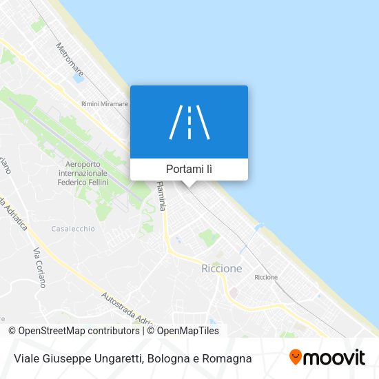 Mappa Viale Giuseppe Ungaretti