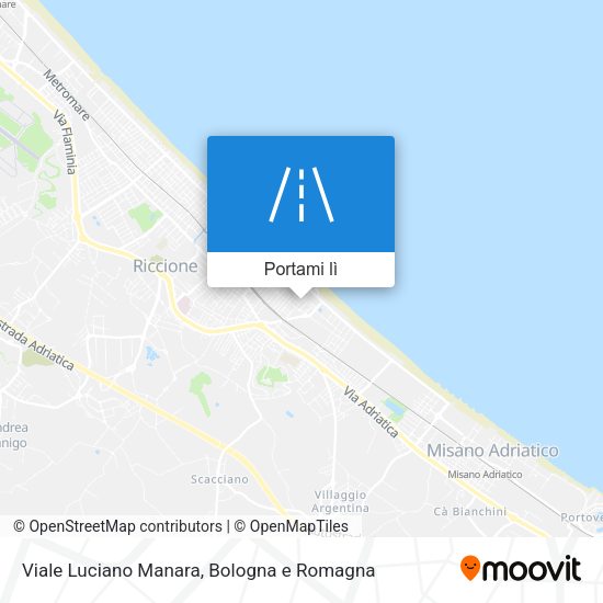 Mappa Viale Luciano Manara