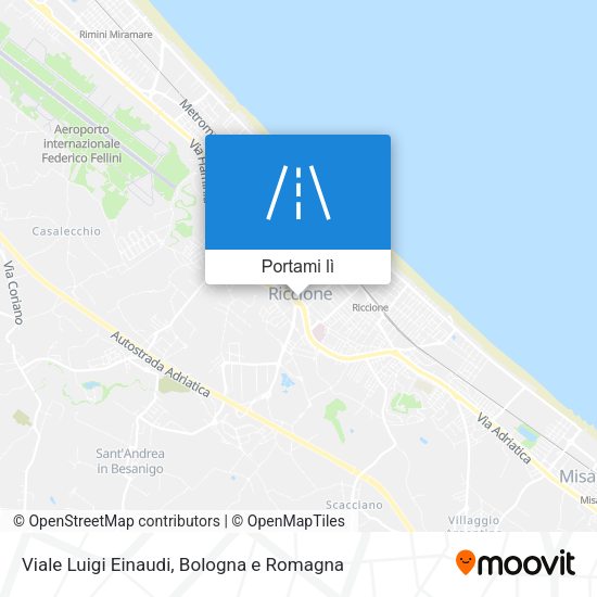 Mappa Viale Luigi Einaudi