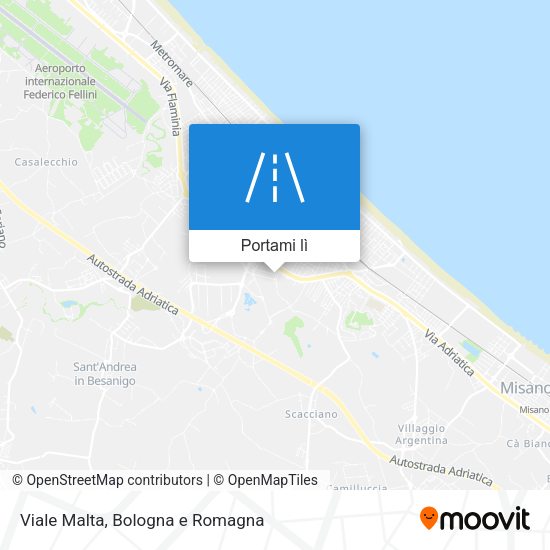 Mappa Viale Malta