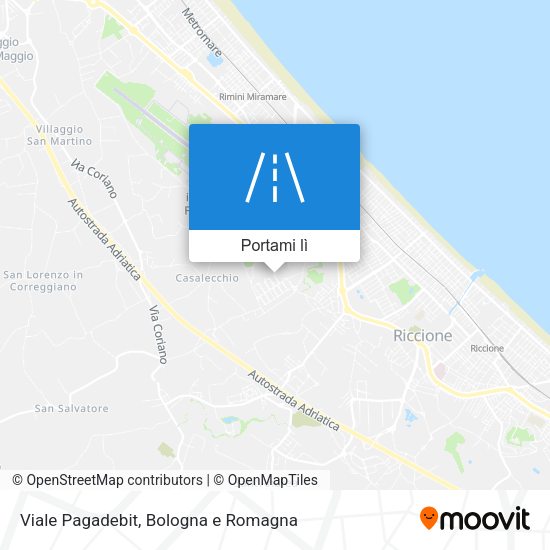 Mappa Viale Pagadebit