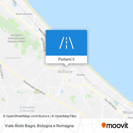 Mappa Viale Riolo Bagni