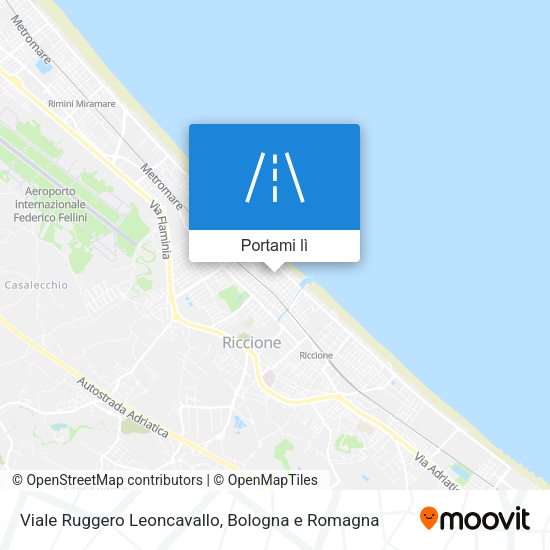 Mappa Viale Ruggero Leoncavallo