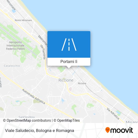 Mappa Viale Saludecio