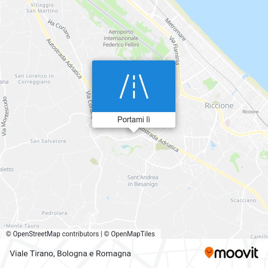 Mappa Viale Tirano