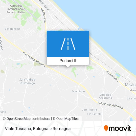 Mappa Viale Toscana
