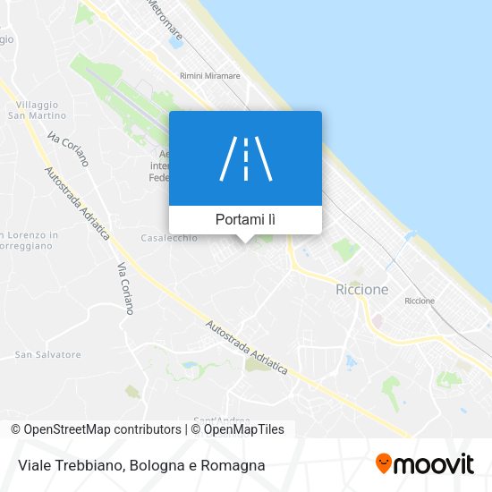 Mappa Viale Trebbiano