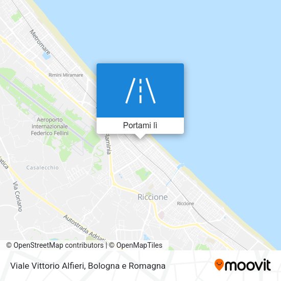 Mappa Viale Vittorio Alfieri