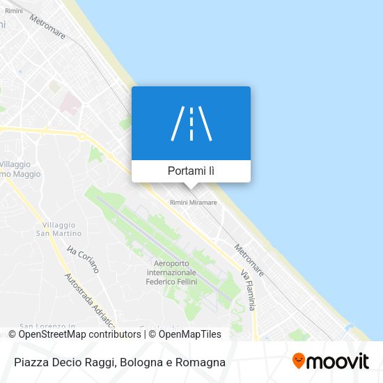Mappa Piazza Decio Raggi