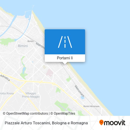Mappa Piazzale Arturo Toscanini