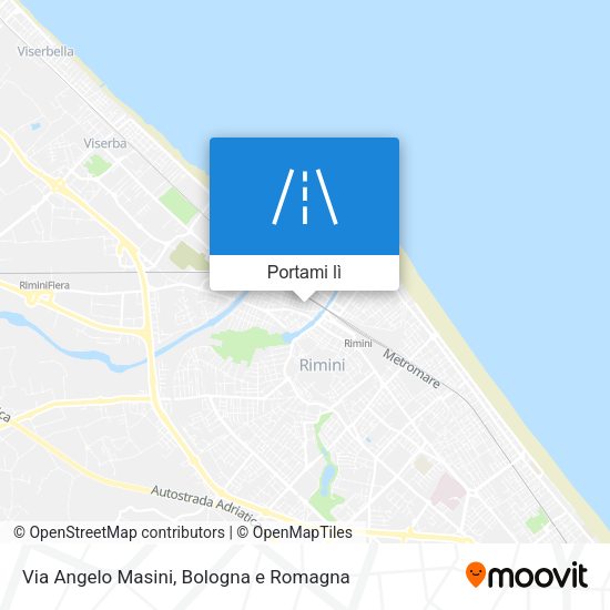 Mappa Via Angelo Masini
