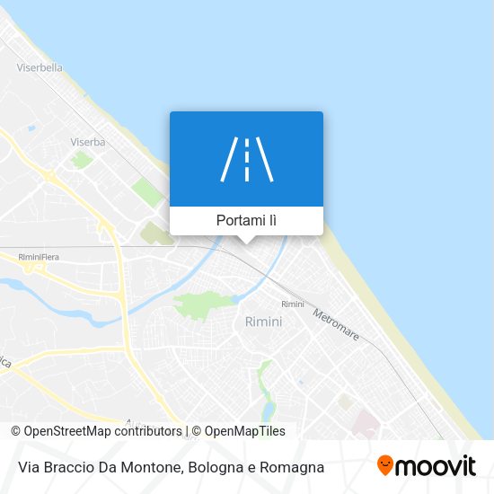 Mappa Via Braccio Da Montone